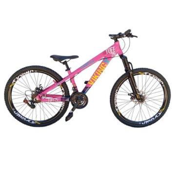 Imagem de Bicicleta Aro 26 Vikingx Tuff 25 Aluminio 24 Velocidades Pneu Cravudo,