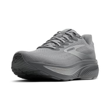 Imagem de Brooks Tênis de corrida masculino Ghost 17 Neutral, Cinza primário/cogumelo ostra, 13 Wide