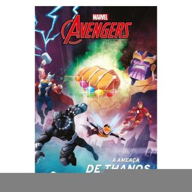 Imagem de Livro De Histórias Capa Dura - Vingadores: A Ameaça De Thanos