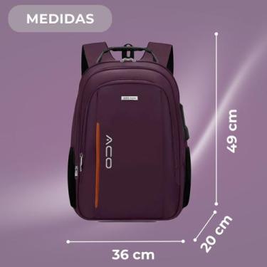 Imagem de Mochila Executiva - Modelo ACO 2101 - BRWEG, Violeta