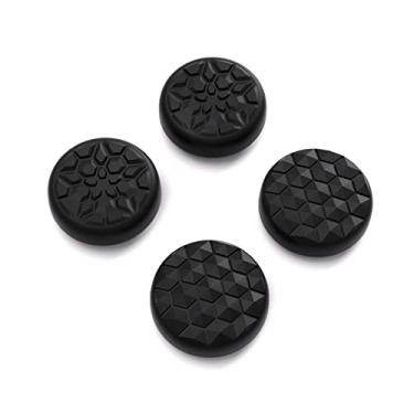 Imagem de PlayVital Tampas de aperto de polegar para Steam Deck LCD, para PS Portal Remote Player Silicone Thumbsticks Grips Joystick Caps para Steam Deck OLED - Design de diamante e bomba de rachadura