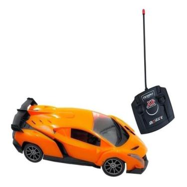 Imagem de Carrinho Controle Remoto Com Luzes BW025  Laranja - Importway