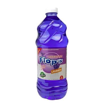 Imagem de Desinfetante ação bactericida perfumado lavanda flops 2lt - Flop's