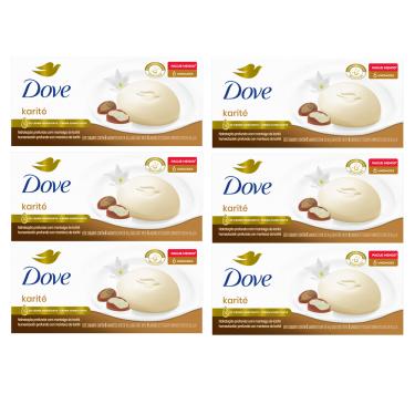Imagem de Kit 6 Packs Sabonete Dove Karité E Baunilha 6 unidades