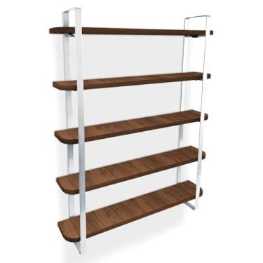 Imagem de Expositor De Esmalte Arusi Nicho Organizador 5 Prateleiras - Branco/villandry