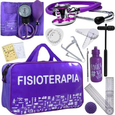 Imagem de Kit Fisioterapia Fita Imc Goniometro Grande Pequeno Fisio - Love Saude