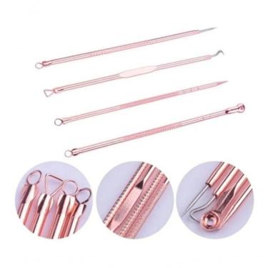 Imagem de Kit C/4 Extrator Tira Acne Cravos Espinha Limpeza Pele Promo