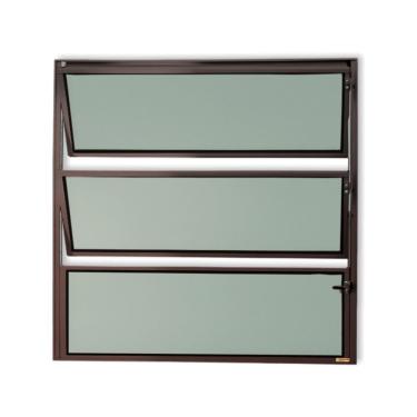 Imagem de Basculante Master Vidro Boreal 60cm X 40cm Brimak Corten