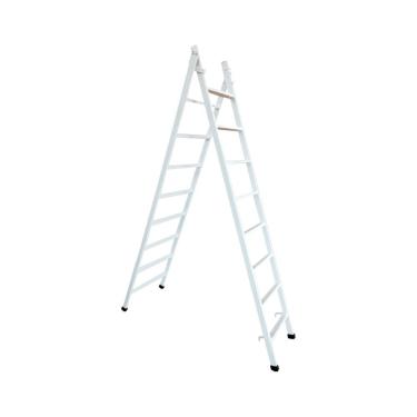 Imagem de Escada Extensiva Em Aço 08x14 Degraus Branco - Cor: Branco