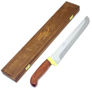 Imagem de Faca Churrasco Arkhip Butcher 12'' Cabo Madeira Caixa