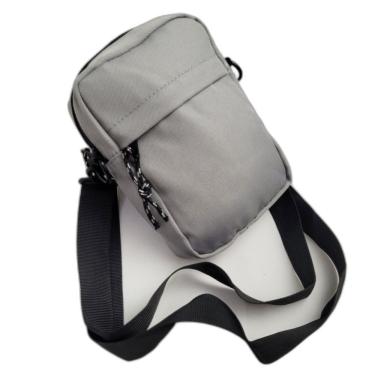Imagem de Shoulder Bag Preto Mini Everbags Bolsa Tira Colo Necessaire Pochete Viagem Everbags cinza