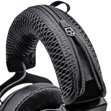 Imagem de DIMOST Capa Protetora Para Faixa De Cabeça Ath M Series E Virtuoso - Compatível Com Xt, Se, Wireless, M50X, M50Xbt, M50, M40X Mais (Tecido Malha Respirável Preto)