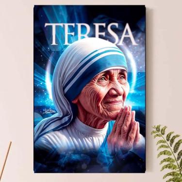 Imagem de Placa Quadro Decorativo Católico - Ma.dre T.eresa de C.lcutá (Madre_01)
