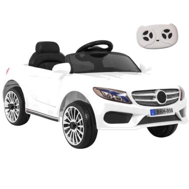 Imagem de Carro Eletrico Importway Mercedes Branco 6V Controle Remoto