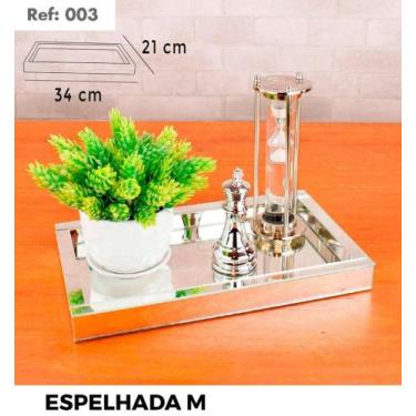 Imagem de Bandeja Espelhada M - Bidu Vidros 