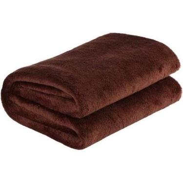 Imagem de Manta Microfibra Casal - BORGON, marrom
