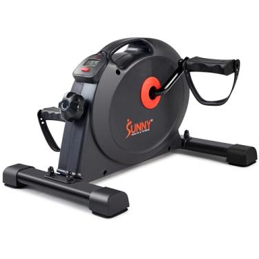 Imagem de Sunny Health & Fitness Mini pedal exercitador inteligente sob a mesa, bicicleta de exercício de dupla função com design de baixo perfil - SF-B023005DGY