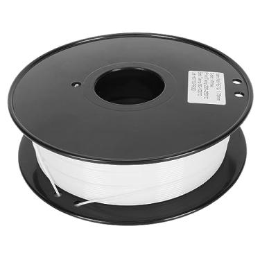 Imagem de Generic Impressão 3D Filamento PETG, Filamento de Alta Rigidez de 1,75 Mm de Precisão de Diâmetro 0,02 Mm 1kg 2,2 Libras para Impressoras 3D (Branco)