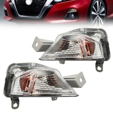 Imagem de Luzes de seta compatíveis com Nissan Altima 2019-2022 Conjunto de lâmpadas de sinalização lateral para motorista e passageiro