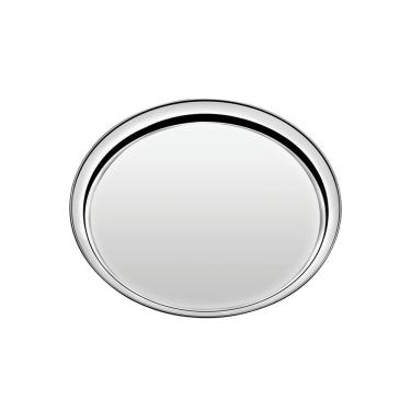Imagem de Bandeja Tramontina Service Em Aço Inox Redonda 30 Cm
