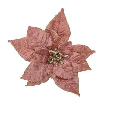Imagem de Enfeite Decorativo Flor Ghandi 23cm - Niazitex, Rose