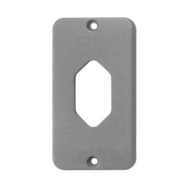 Imagem de Condulete-placa tomada abnt-cinza - INPOL