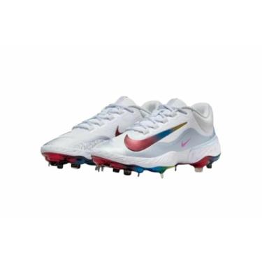 Imagem de Nike Chuteiras de beisebol Alpha Team Huarache Elite 4 Low Metal, Branco, 38