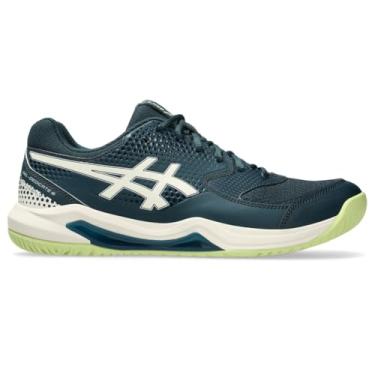 Imagem de Asics Tênis masculino Gel-Dedicate 8 Pickleball, tamanho 41, azul-petróleo tranquilo/creme