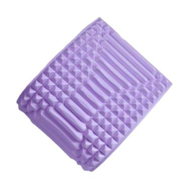 Imagem de Kokiya Maca de pescoço, maca de costas, treinamento muscular, adultos, viagem, academia, massagem, quarto, sala de estar, suporte para parte inferior, Roxo