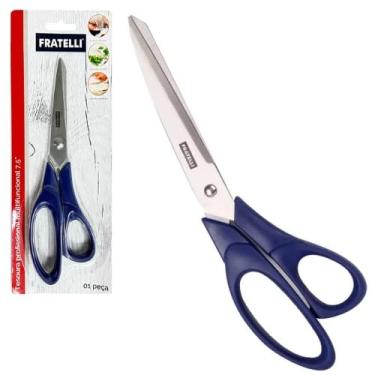 Imagem de Tesoura Multiuso 19cm Fratelli Corte Fácil Alfaiate Costura Profissional Multifuncional - PANAMI