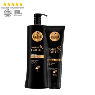 Imagem de KIT Haskell Cavalo Forte Crescimento Shampoo 1l Leave In 150g