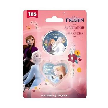 Imagem de Apontador com Depósito e Borracha Escolar Frozen -Blister 1 unidade - 