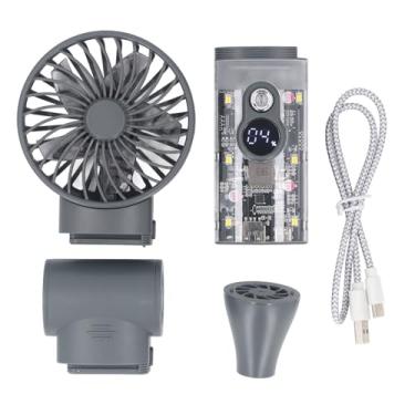 Imagem de Ventilador do ventilador de jato poderoso portátil 2 em 1 mesa de mão de mesa de mão elétrica duster velocidades de para teclado para PC Esportes ao ar livre Plástico 20 x 9 x 4cm