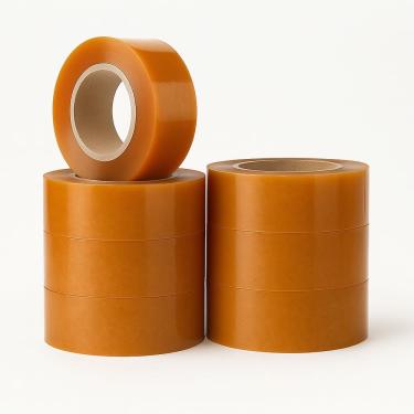 Imagem de Kit Fita Adesiva Larga Durex 1-20 Unidades Laranja 250m Embalagem Fechamento Caixa Resistente
