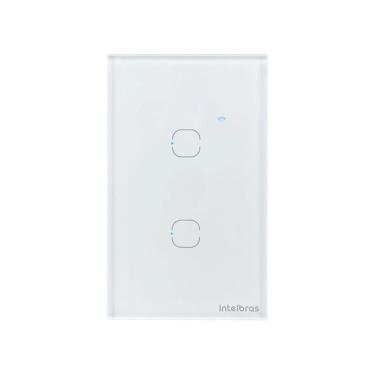 Imagem de Interruptor Smart 2 Teclas Touch Intelbras EWS 1002 Branco