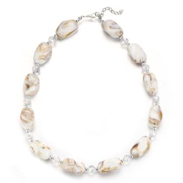 Imagem de Errally Gargantilha de contas grossas para mulheres, colar de contas grandes, bijuterias, presentes para ela, Resina, Sem Pedra Preciosa