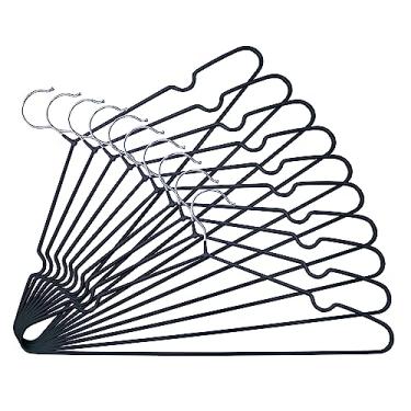 Imagem de Mor - Jogo de Cabide Soft Touch Preto 6 Peças