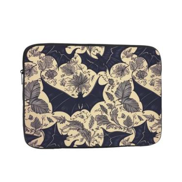 Imagem de Capa protetora para notebook de 13 polegadas com estampa de morcego, à prova de choque, resistente à água, bolsa para computador portátil, para homens e mulheres