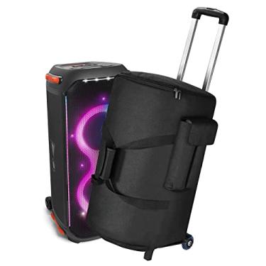 Imagem de Hzycwgone Capa para JBL PartyBox 110 Party Speaker Trolley Bolsa com rodinhas multifuncional, bolsa de armazenamento para Sony SRS-XP500/SRS-XV500 sem fio, portátil, caixa de transporte de viagem