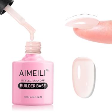 Imagem de AIMEILI Esmalte Em Gel Hema Free 5 1 Builder Base, Cruelty Free, Vegano, Fortalecedor Translúcido Nude 10Ml-150