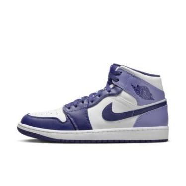 Imagem de Nike Tênis masculino Air Jordan 1 Mid, Sky J Roxo/Sky J Roxo, 46