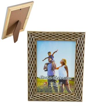 Imagem de Porta Retrato 13x18 de Madeira Treliça - Tudo em Caixa