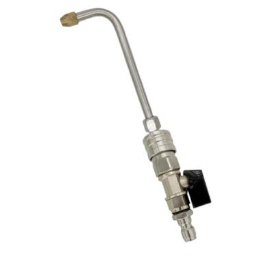 Imagem de MotiveTech Extensão para Lavadora de Alta Pressão, Conexão Rápida de 1/4 de Polegada, Bico de Pulverização de 25 Graus, Curvatura de 90 Graus, Tamanho real