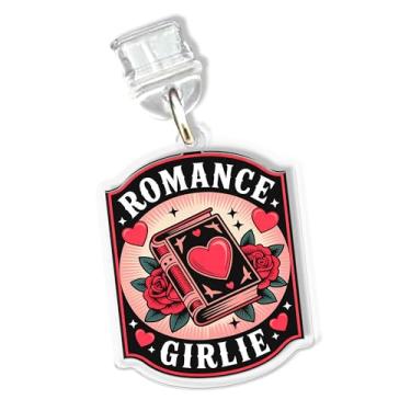 Imagem de Berloques do Clube do Livro para Kindle para telefone, pingente de plugue de poeira de 3,5 cm, amante de livros, leitor ávido, fantasia, romance relâmpago/porta de carregamento tipo C, acessórios de