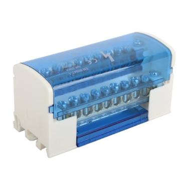 Imagem de Caixa de Distribuição do Terminal 2Stage Fase Din Rail Din Transparente Provó Poeira 211 Engenharia Elétrica do Armário