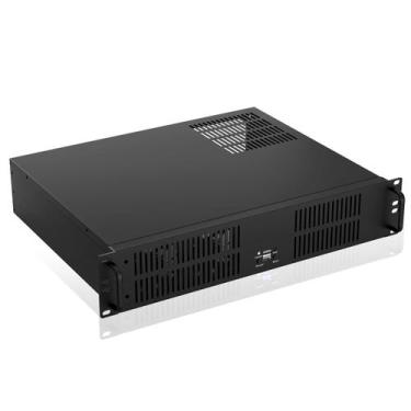 Imagem de Chassi de montagem em rack 2U Micro ATX 3 x HDD de 3,5" 1 x SSD de 2,5