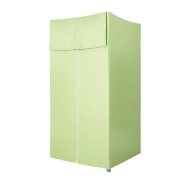 Imagem de Provador dobrável, provador portátil com cortina blackout para boutique, shopping center, escritório, eventos, ganchos de estrutura leves(Green,80 * 80cm)