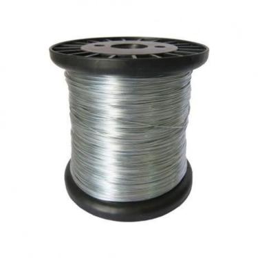 Imagem de Rolo Fio Arame Aço Inox 1,20mm Para Cerca Elétrica 99m Industrial e Comum