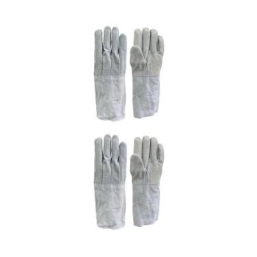 Imagem de 2 Pares Luva De Raspa Clut Ph20 Solda Proteção Segurança Ca Valcan Epi