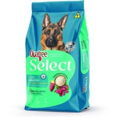 Imagem de Ração Quatree Select Adultos Raças Médias e Grandes Carne 15KG